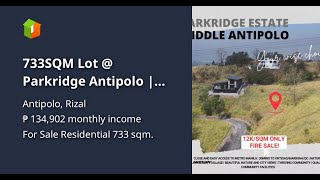 733SQM Lot  Parkridge Antipolo  Fire Sale [upl. by Arnoldo]