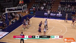 Mikaela Ruef Posts 14 points amp 13 rebounds vs Adelaide Lightning [upl. by Mella20]