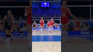 Ebrar Karakurt 🔥 volleyball fileninsultanları volleyballworld volley vnl2024 voleybol [upl. by Halimaj144]