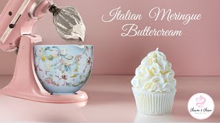 Italian Meringue BUTTERCREAM without icing sugar the only method used by pros [upl. by Colwen176]