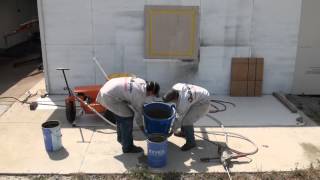 Xypex® Concentrate How to Mix and Spray Waterproofing of Tunnels and Bridges [upl. by Maryanne]