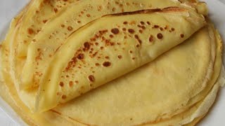 Crespelle senza latte Crepes without milk Crepes ohne Milch [upl. by Ajnin308]