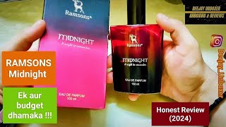 RAMSONS Midnight EDP  Ek Aur Budget Dhamaka  100 ml MRP ₹380 Deal ₹175 only [upl. by Maressa]