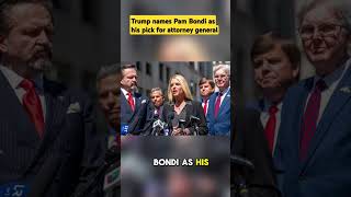 Trump names Pam Bondi as his pick for attorney general [upl. by Lua45]