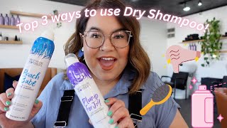 Best Drugstore Dry Shampoos  Top 3 ways to use Dry Shampoo [upl. by Joann]