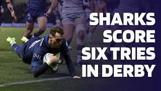 Sharks score SIX TRIES in northern derby [upl. by Jewell]