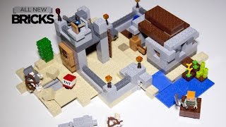 Lego Minecraft 21121 The Desert Outpost Speed Build [upl. by Kerad943]