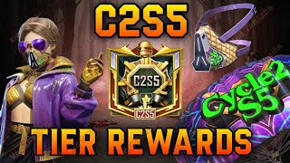 BGMI C2S5 TIER REWARDS  C2S5 OUTFIT  M24 DIAMOND TIER REWARD  ACE MASTER HAIR  CYCLE 2 SEASON 5 [upl. by Anawad]