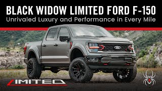 Luxury amp Performance In The AllNew Black Widow Limited Ford F150 [upl. by Tresa]