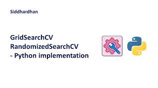 84 GridSearchCV and RandomizedSearchCV  Python implementation  Hyperparameter Tuning [upl. by Mirak]