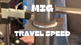 MIG Welding Travel Speed vs Stick Welding Travel speed [upl. by Torbert]