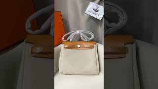 HERMÈS Herbag 31 in FauveEcru Color hermes hermesbag herbag bag bagcollection [upl. by Ahsimek905]