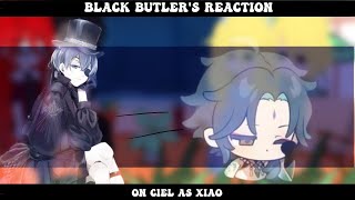 Black Butlers react to Ciel as Xiao  Gacha club [upl. by Arabella]