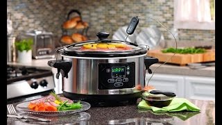 Hamilton Beach Set n Forget Programmable Slow Cooker 33969A [upl. by Maunsell]