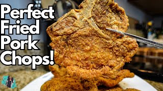 PERFECT FRIED PORK CHOPS  CRISPY SOUTHERN FLAVOR  EASY RECIPE TUTORIAL [upl. by Mulderig]