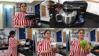 घंटो का काम मिनटो मे new stand mixer kaisa Unboxing Review Dinner🧿मलाई से ghee amp paneer🧿 Dal palak [upl. by Harvey]