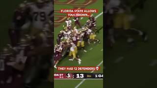 FSU allows touchdown with 12 men [upl. by Castara672]