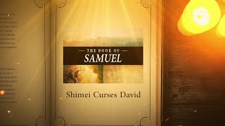 2 Samuel 16114 Shimei Curses David  Bible Stories [upl. by Yllier]