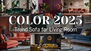 Top 10 Best Color Sofa Trends for 2025  Elevate Your Living Room Style [upl. by Dupin137]