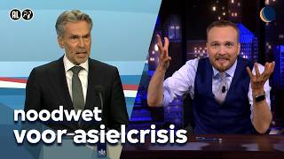 Hebben we nou een asielcrisis of niet  De Avondshow met Arjen Lubach S6 [upl. by Ayhtak]