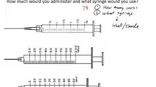 U100 Insulin Dosage Calculation Two Examples [upl. by Abdel]