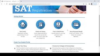 SAT Exam Complete Registration Procedure  SAT Step by Step Detailed Procedure [upl. by Zimmermann480]