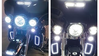 Eagle lights 7 inch halo headlight 45 inch passing lights install and review [upl. by Etnelav]