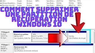 comment supprimer une partition de récupération Windows 10 [upl. by Ajoop]