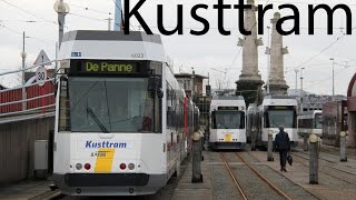 Complete CAB RIDE Kusttram Trajectvideo Knokke  Oostende  De Panne 2015 [upl. by Yelrebmik]