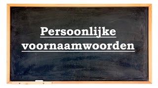 Meester Nicky TV persoonlijke voornaamwoorden [upl. by Eednar614]