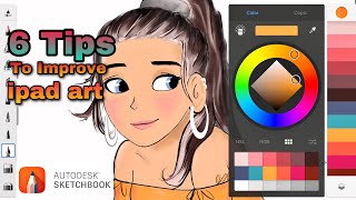 How to draw on iPad sketchbook for beginners Shorts [upl. by Kushner68]