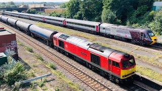 Cross Country HST Power Cars 4337843321 At Masborough From Worcestershire Parkway To Glasgow [upl. by Samuele]