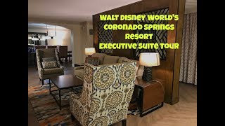 Disneys Coronado Springs Newly Renovated Executive Suite Room Tour [upl. by Ruthie]