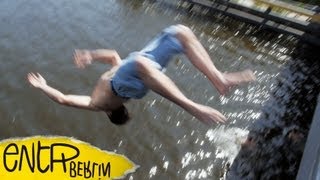 Acrobatic Bridge Jumping Berlin  On the Beat [upl. by Dix]