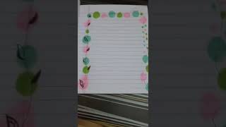 Diary page decorating ideas💫design ✨️ [upl. by Anelliw]