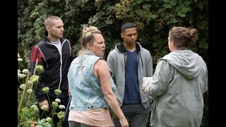 EastEnders  Keegan Baker Punches Callum 14th September 2017 [upl. by Cataldo]