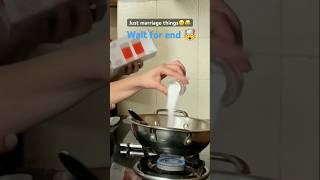 Just marriage things part 1😜😂 chetanmonga shorts funny comedy food [upl. by Thayer120]