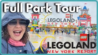 Legoland New York Full Park Tour Early Access Previews  Rides Food Characters All Lands [upl. by Werdma519]