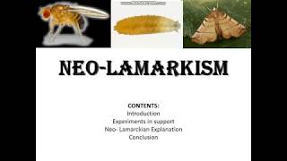 NEO LAMARCKISM [upl. by Siger]