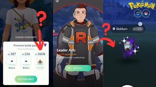 Defeat Arlo With Just ONE Pokemon  Pokemon Go Team GO Rocket Oct 2024 [upl. by Hanoy740]