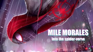 Speed Paint Spiderman Mile Morales  Into Spderverse [upl. by Cornelle]