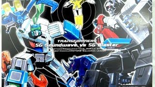 Transformers  SG Soundwave vs SG Blaster EHobby Exclusive [upl. by Mij196]