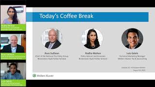 TaxWise Virtual Coffee Break Updates from Washington DC August 12 2020 [upl. by Wendy]