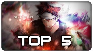 Shokugeki no Souma Food Wars  Top 5 Epic Moments HD [upl. by Solenne]