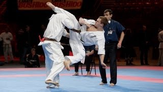 International Kyokushin Challenge  Andrey CHIRKOV Russie Vs David TAPAI Hongrie [upl. by Heimer]