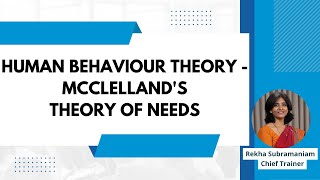 Human Behaviour Theory  McClellands theory of Needs  PMP  KalpaTharu Consulting [upl. by Yraht]