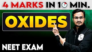 Periodic Table  Oxides  4 Marks in 10 Minutes For NEET Exam [upl. by Eniamzaj758]