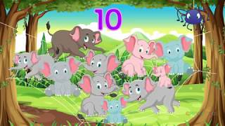 10 Elefantes se Columpiaban 🐘 Canción Infantil  Chivaditos [upl. by Ytima]