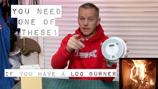 XSense WI FI Carbon Monoxide amp Smoke Detector Fit ReviewTest A Must If You Use A Log Burner [upl. by Ecnerual721]