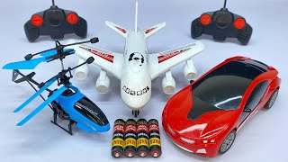 Best Radio Control RC Flying Helicopter amp 3D Light RC Car with a380 Model Aircraft Unboxing’Testing🚘 [upl. by Hoppe]